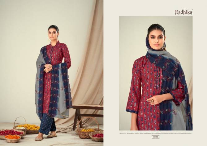 Radhika Bulbul Fancy Designer Printed Wholesale Dress Material Catalog